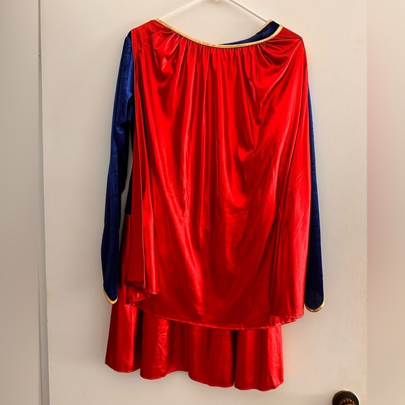 Women’s Supergirl Costume Size Large. Gently used - Picture 2 of 2